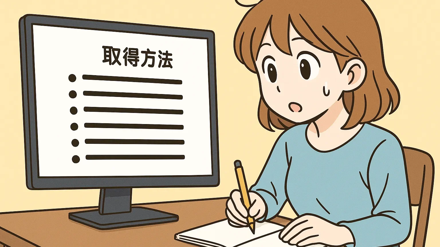 ナッシュのクーポン取得方法をメモする女性